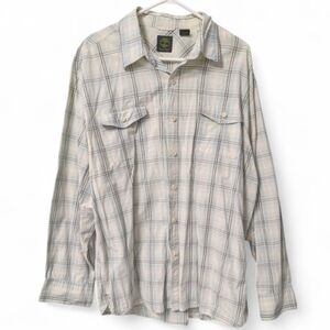 Timberland  long sleeve plaid button-up shirt